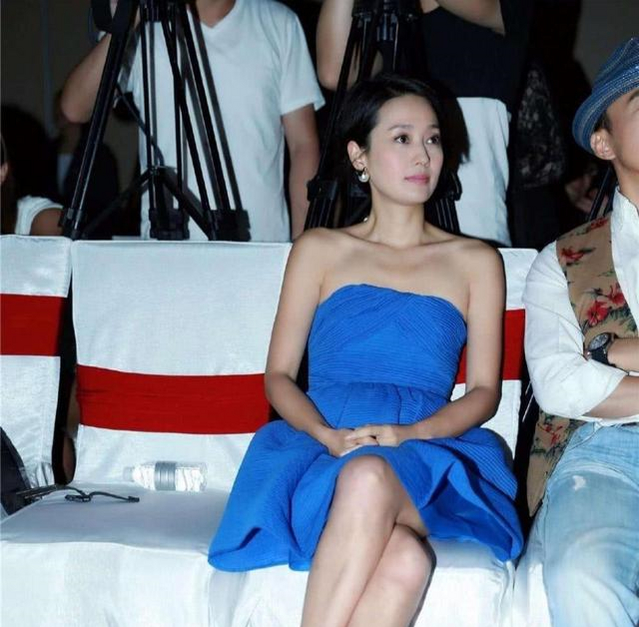 马伊琍的一双美腿,日常护理的这么好