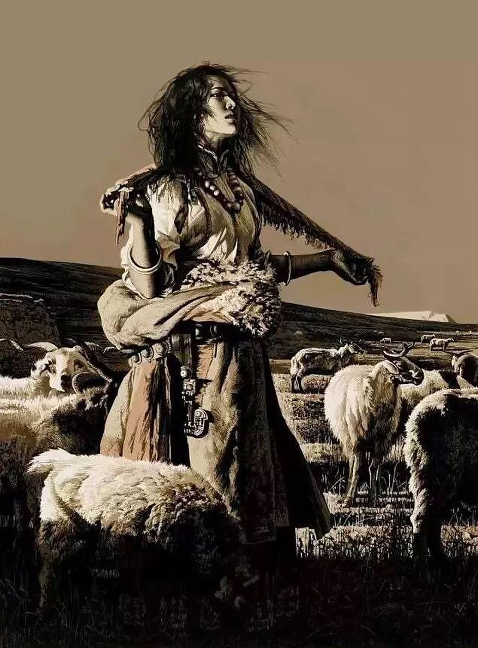 著名版画家袁庆禄木刻版画作品(一)