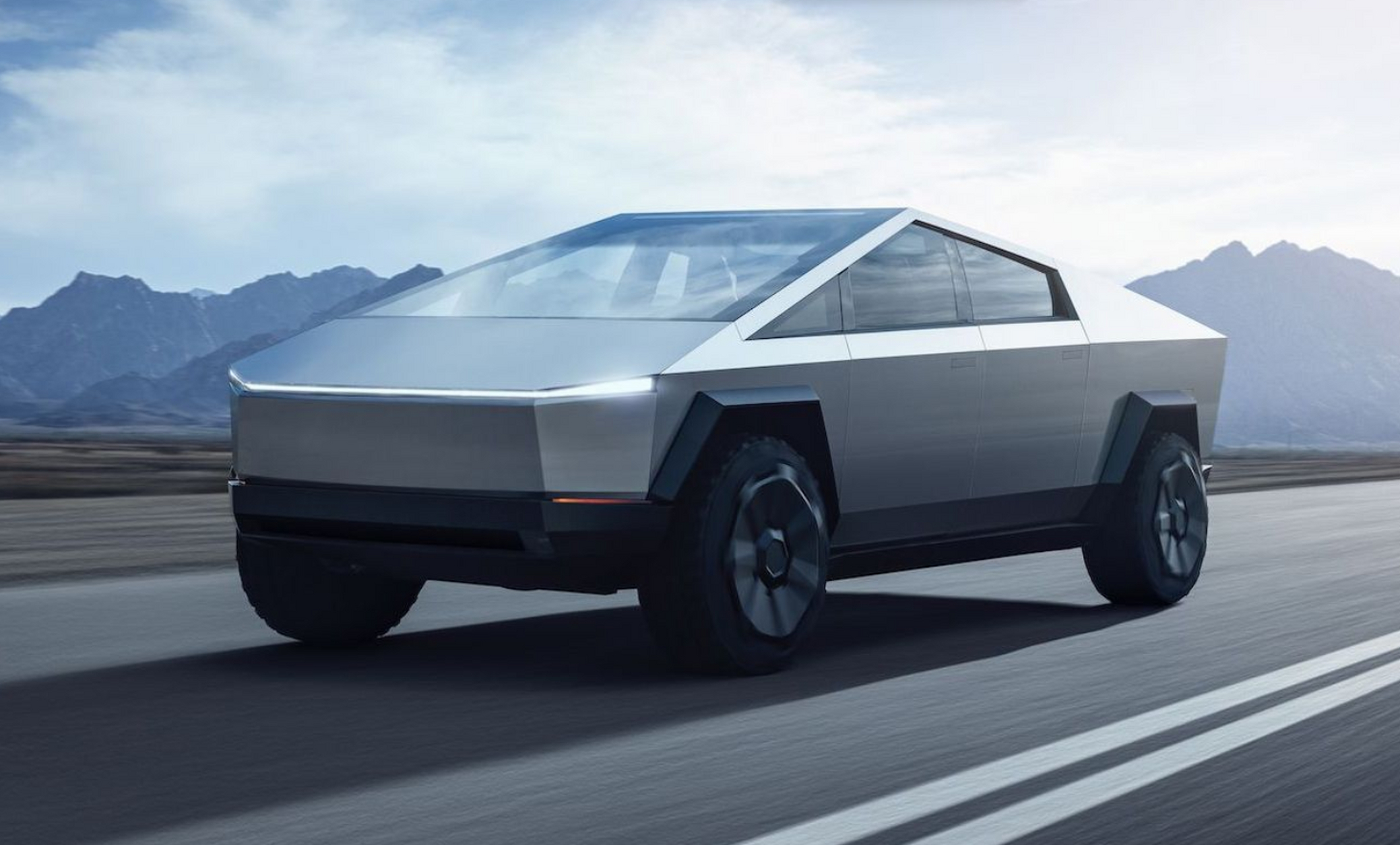 第一辆特斯拉赛博卡车已出现.