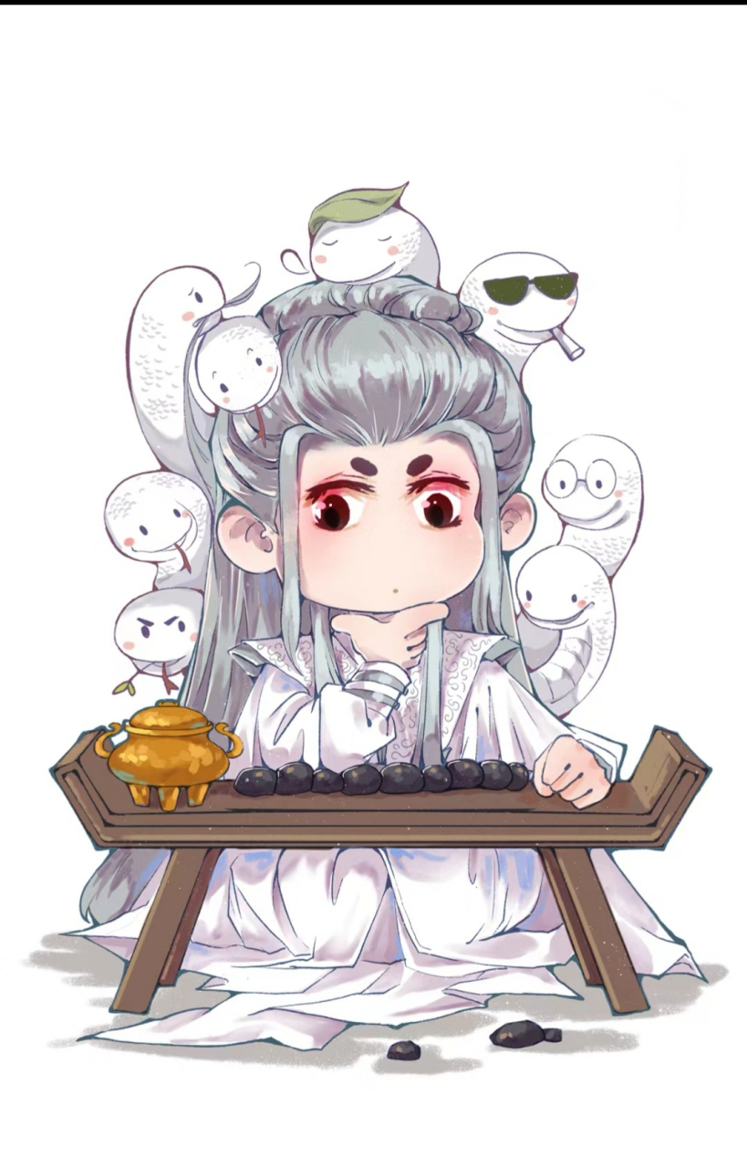 怪不得相柳脾气不好,九个头天天吵架,头都快炸裂了,没发疯算好的了[汗