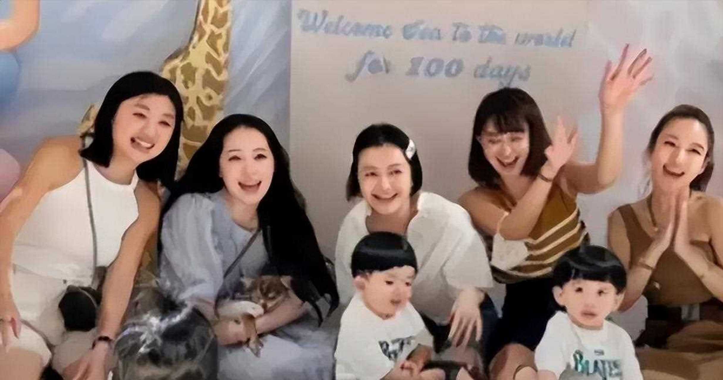 郭碧婷女儿百日宴图片