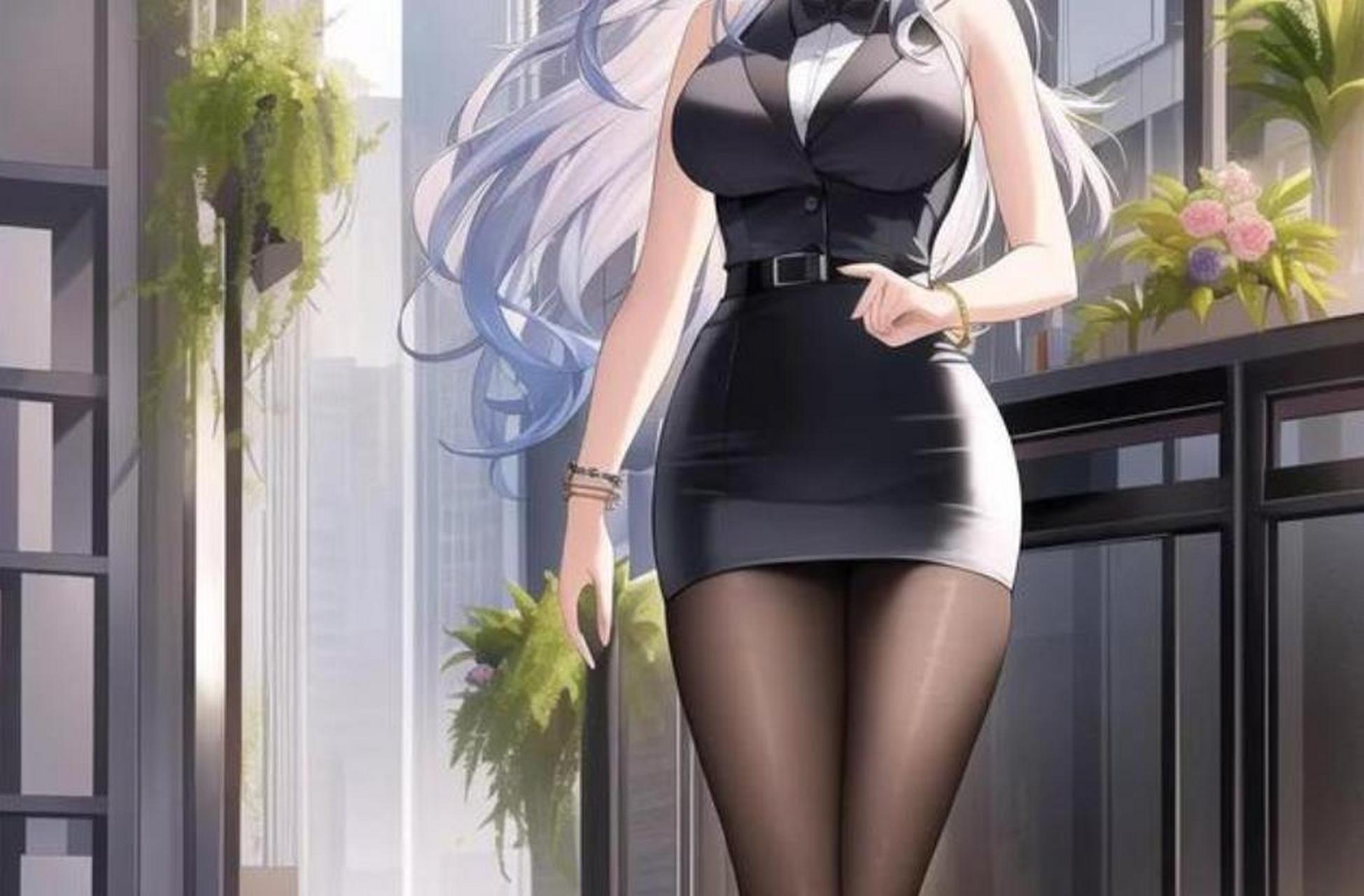 为什么又点进来了,你们确实该好好反思自己.#二次元黑丝美少女