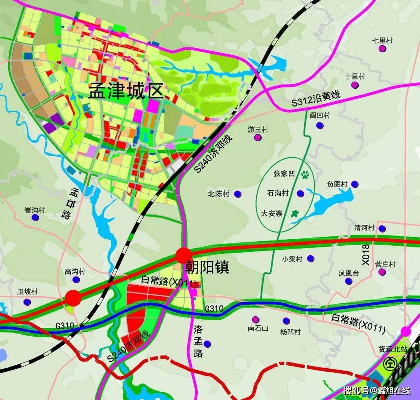 华夏古迹文华物章:孟津卦沟伏羲庙 洛阳孟津朝阳镇卦沟村北邙山,卦沟