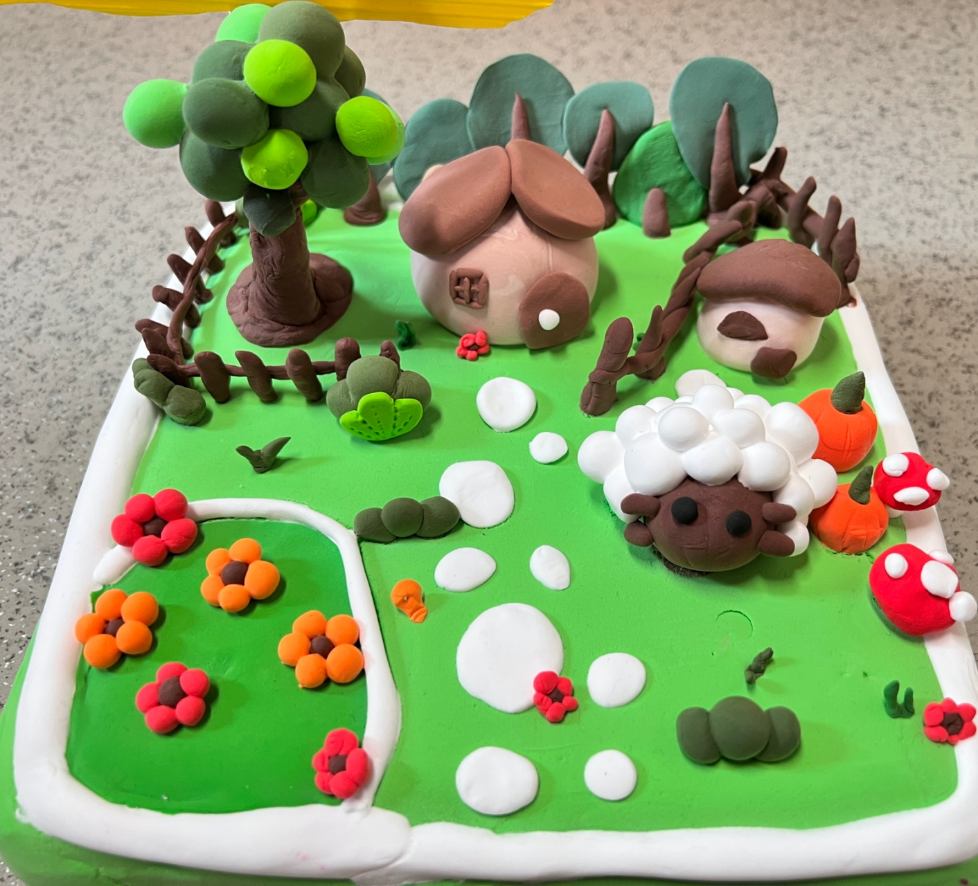 欢迎来到我的农场(上)9297969493  超轻黏土立体场景  老师