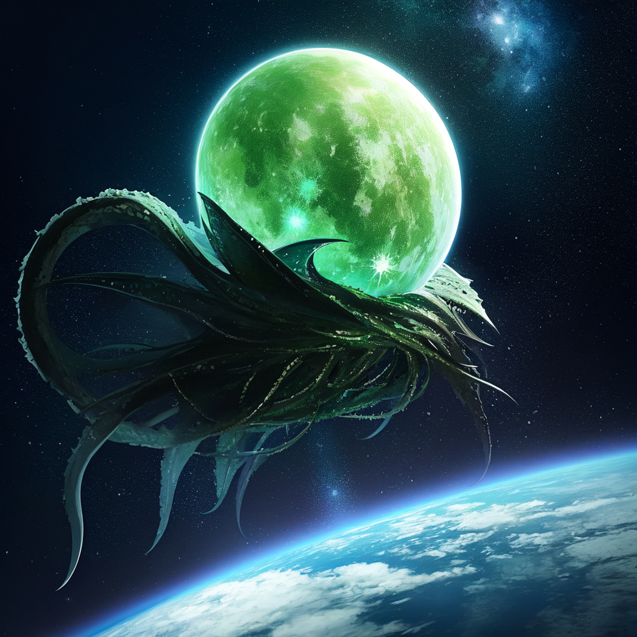 克苏鲁神话 | 宇宙诗篇  在虚无的深渊,星辰闪烁, 克苏鲁的噩梦,在