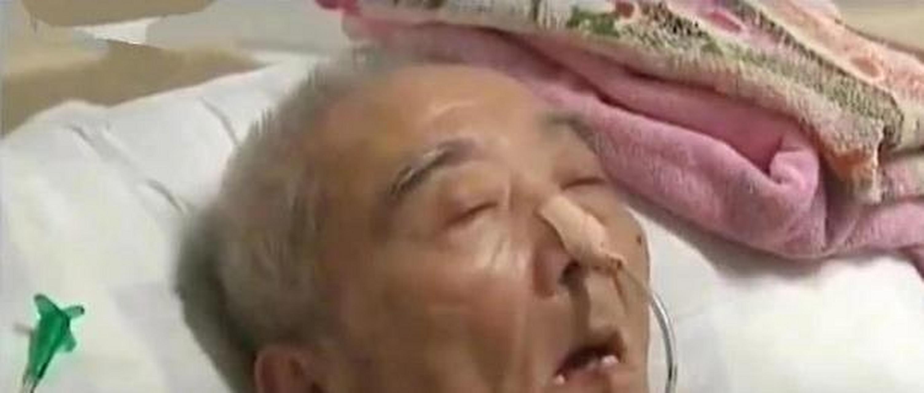 83岁老人,退休23年,这天,他的二婚妻子,将奄奄一息的老伴,抬到了他的