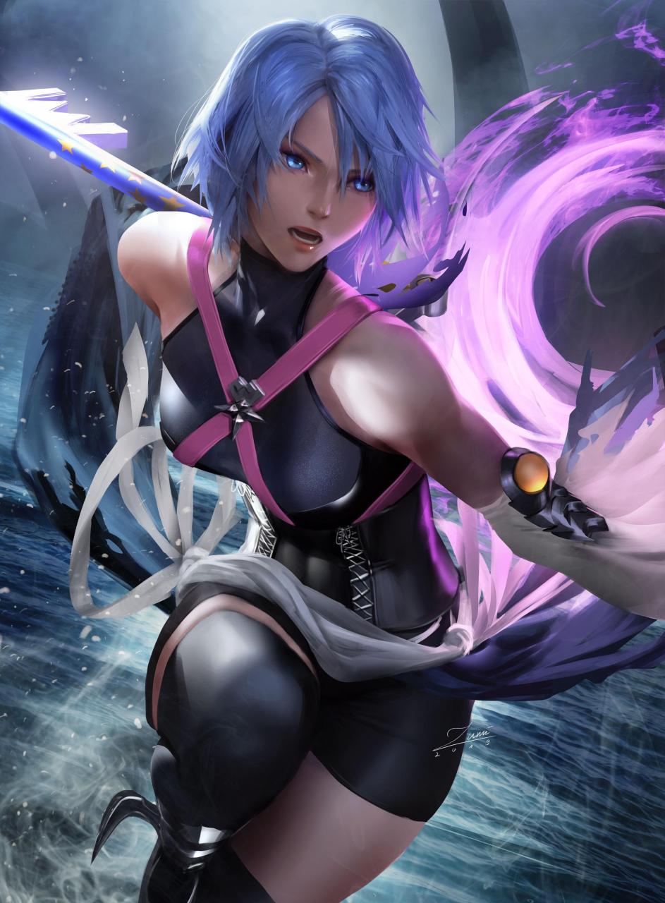 gif创作人# 德国画师 zumi 唯美艳丽人物作品cg插画欣赏,风格各异