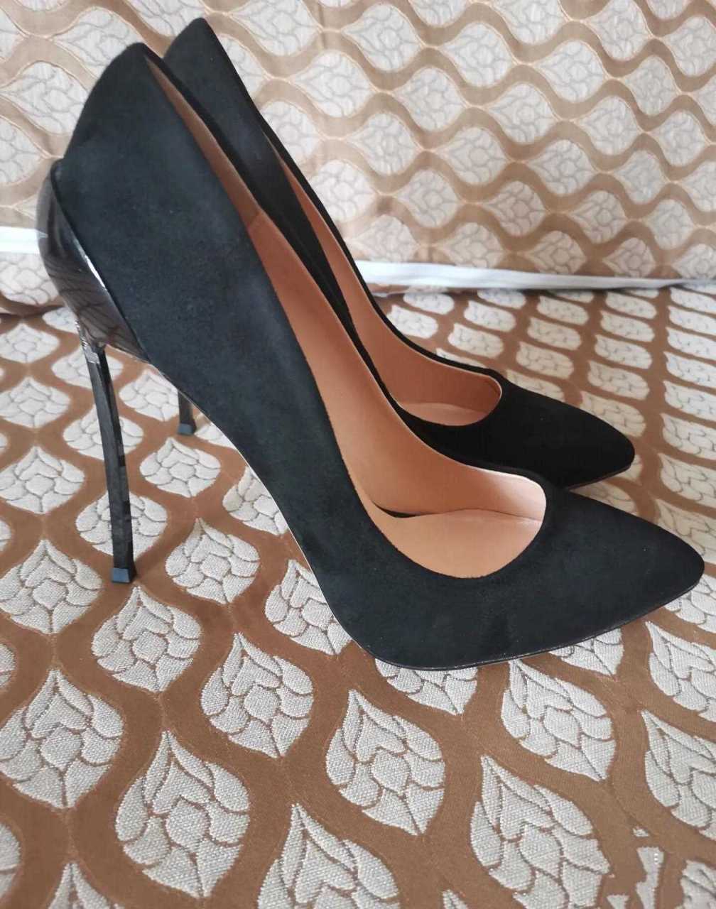 尖头12cm细跟浅口时尚高跟鞋,职场必备有气质