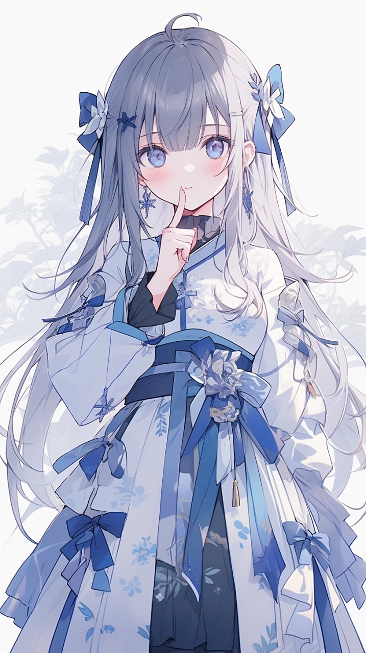 手机壁纸# #二次元美女# #古风# #古风美女# #汉服# 掬一捧蓝天,蓝得