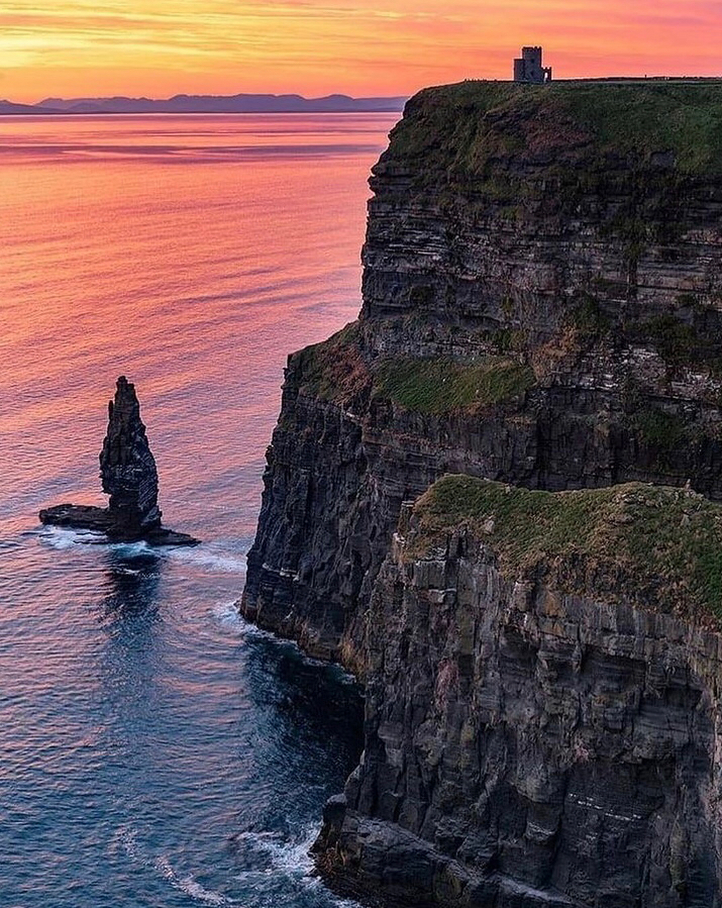 莫赫悬崖浪漫爱情电影里的天涯海角 cliffsofmoher,ireland 爱尔兰的