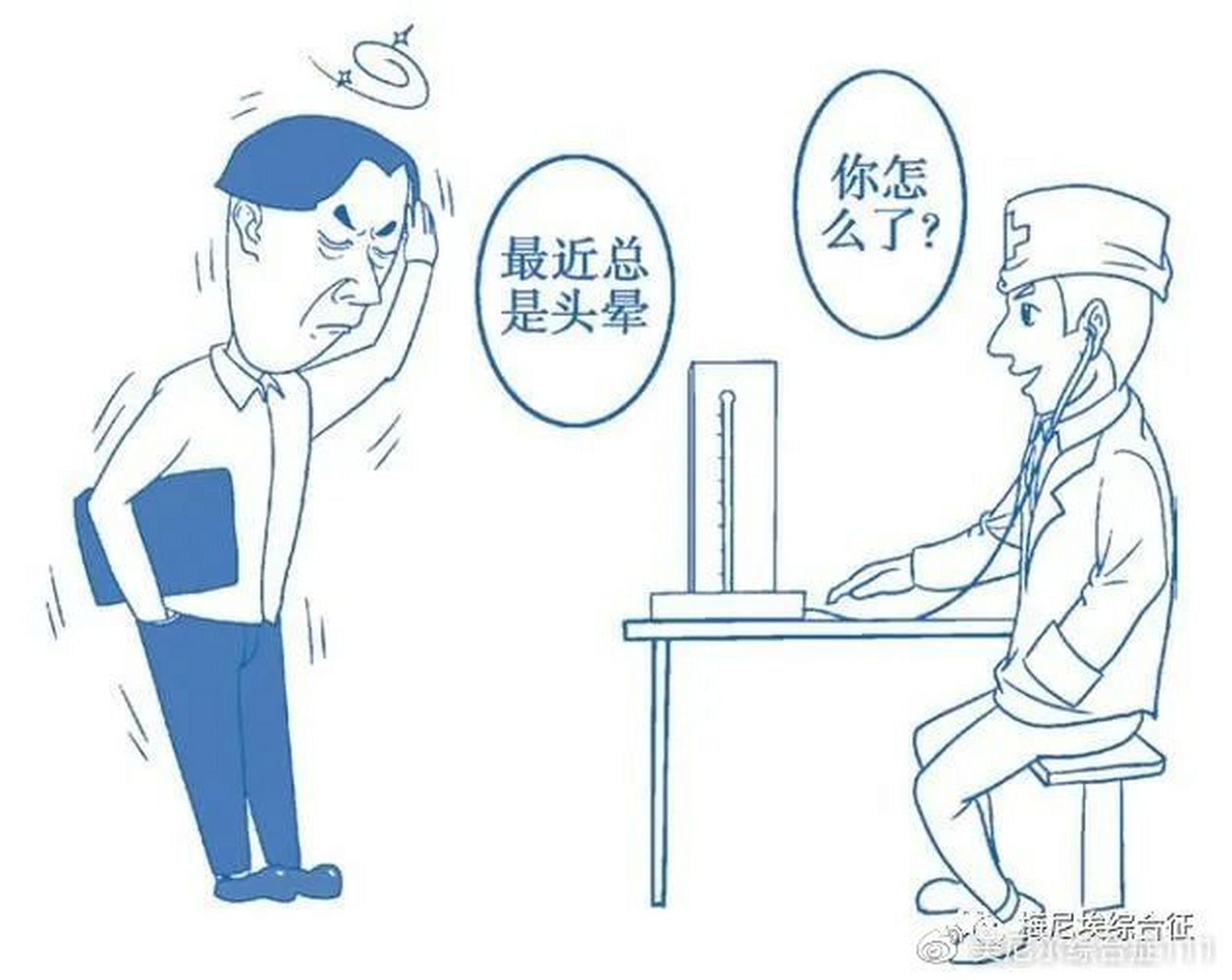 美尼尔氏综合症是以突发性眩晕,视物旋转,剧烈呕吐,不敢活动,耳鸣