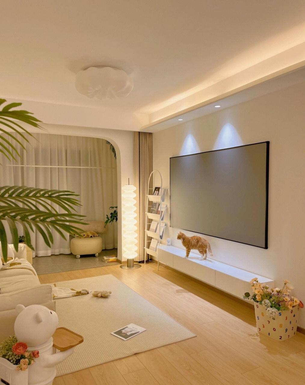 [太阳]55平小屋,装修简单温馨就好 [太阳]没有复杂硬装,没有电视机