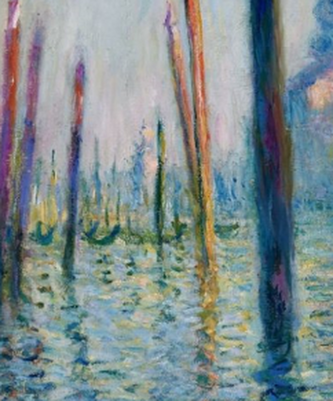 莫奈《威尼斯大运河》 克劳德·莫奈(claude monet,1840年11月14日