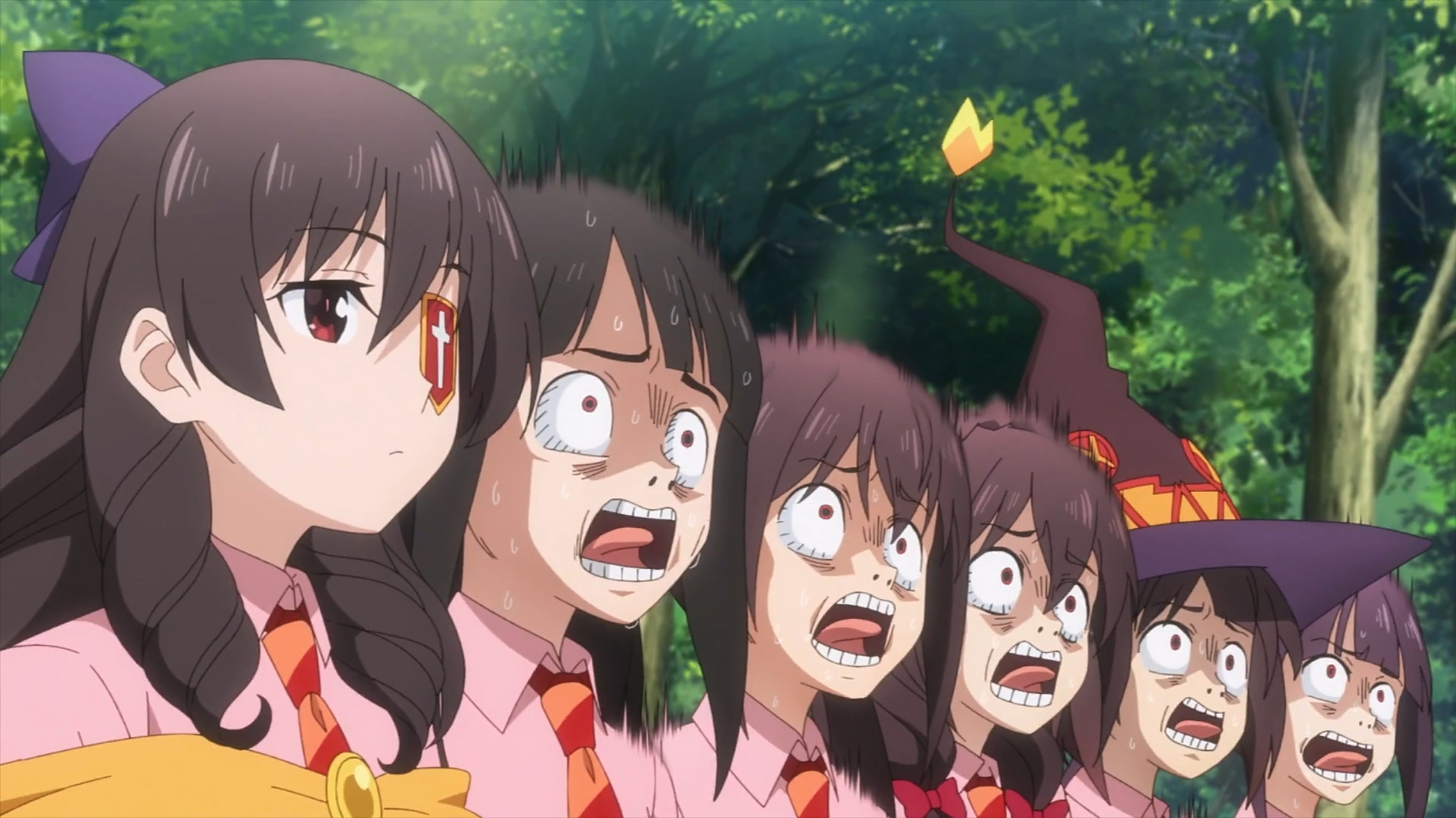 处变不惊 有够会 #为美好的世界献上爆焰# #谈动漫