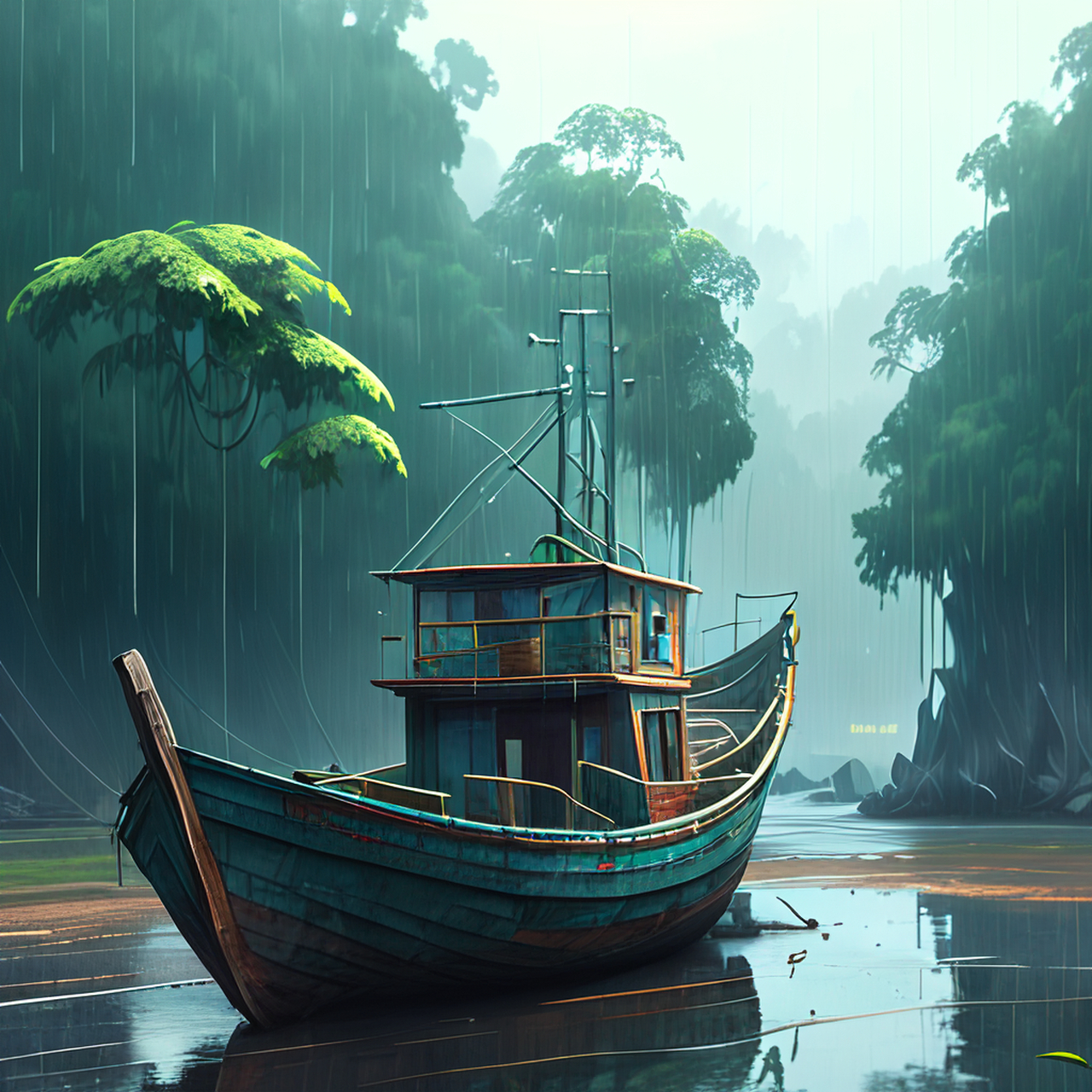 火焰粒子,鸟瞰,古风绘画,中国风,描绘古诗词,古典美.