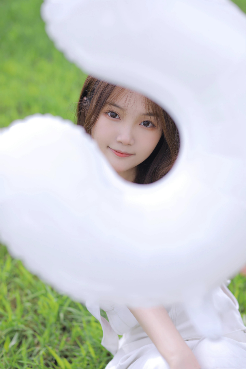 可爱女孩 生日主题写真