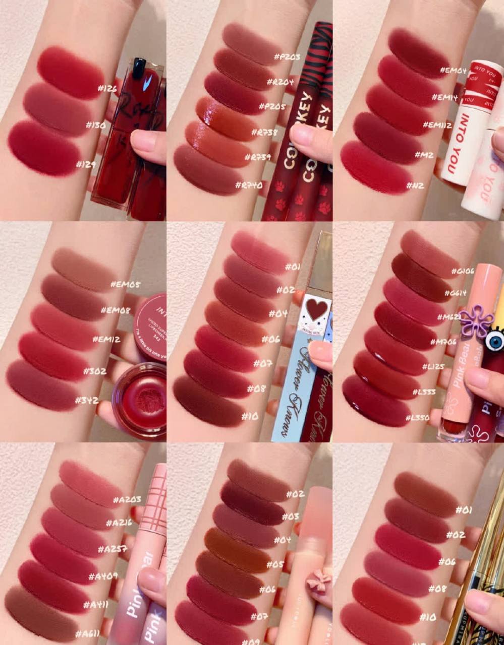 50支平价口红合集! 不要浪费你的钱!    cr:接九集?