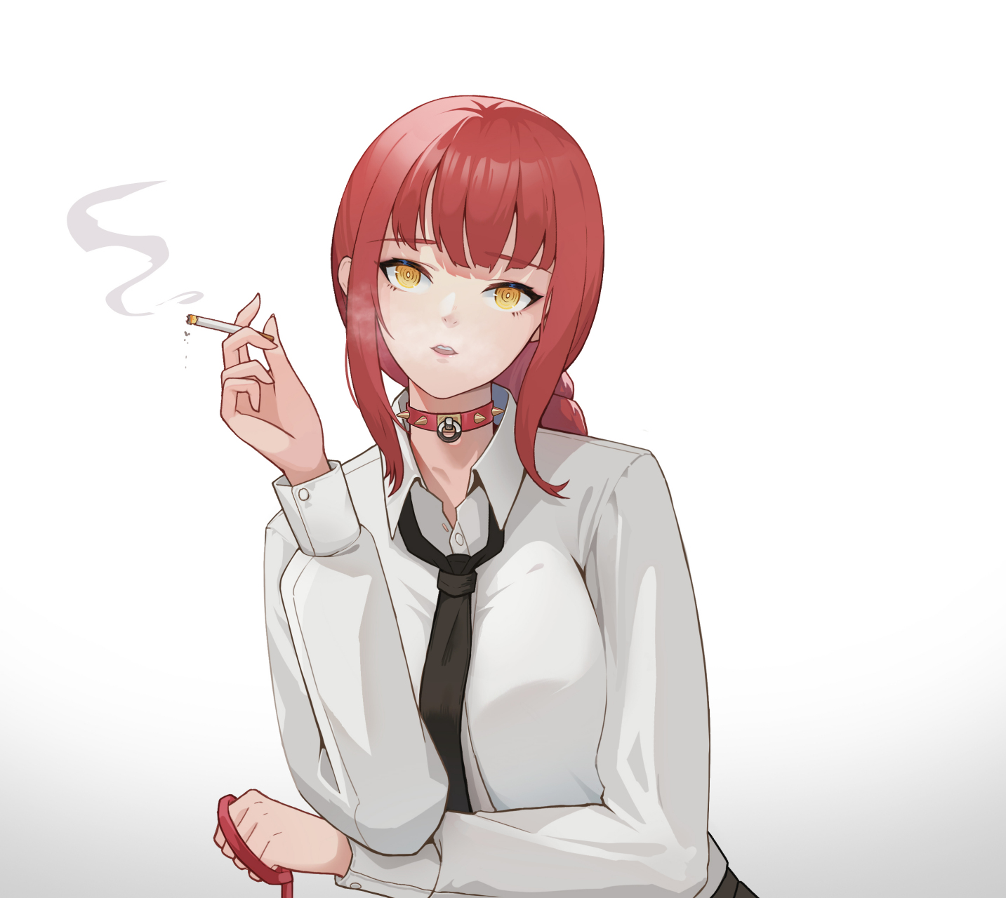 画师:盛楸 #电锯人#  #玛奇玛#  你抽烟的样子很迷人