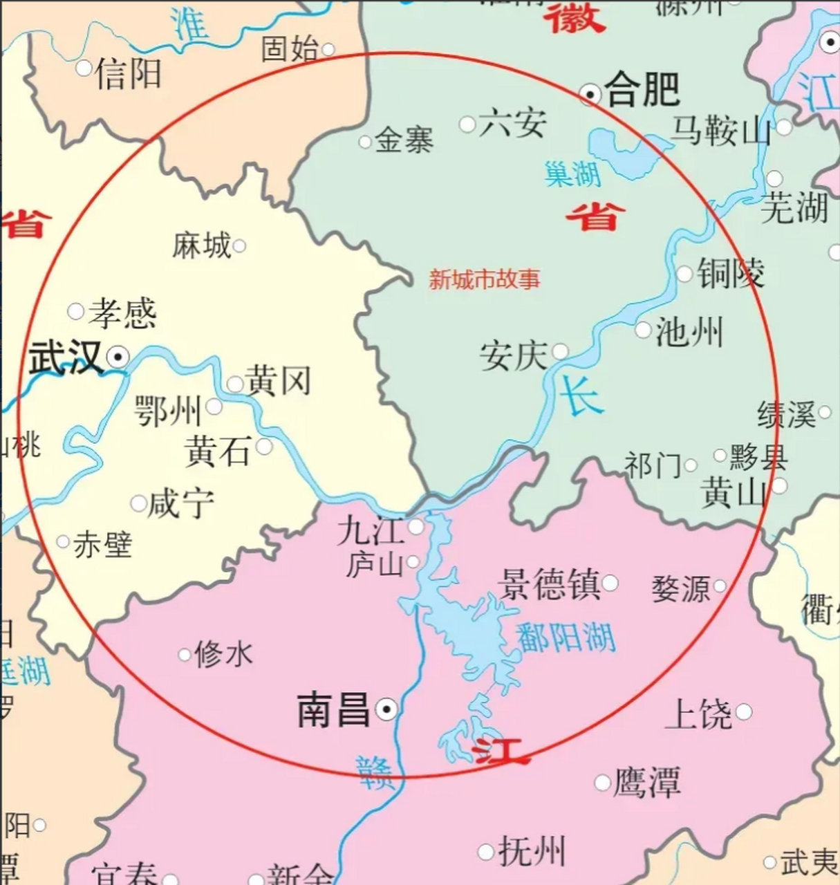 九江市作为江西省唯一一个沿长江黄金水道的城市,却没能跨江发展,这不