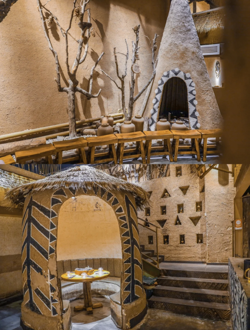 在原始部落吃烧烤!简直太好玩啦!