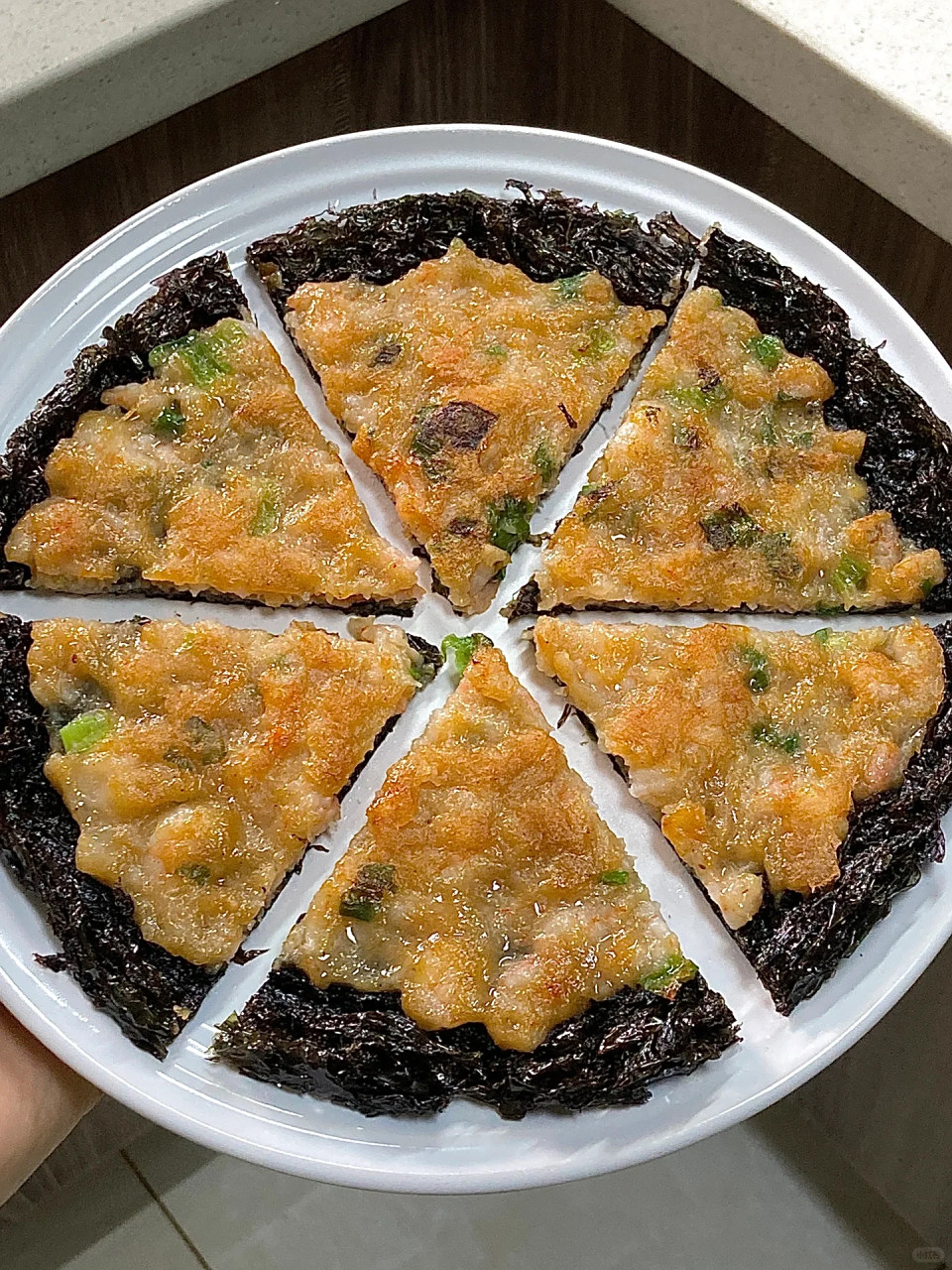 "虾滑紫菜饼" 吃过一次就忘不掉