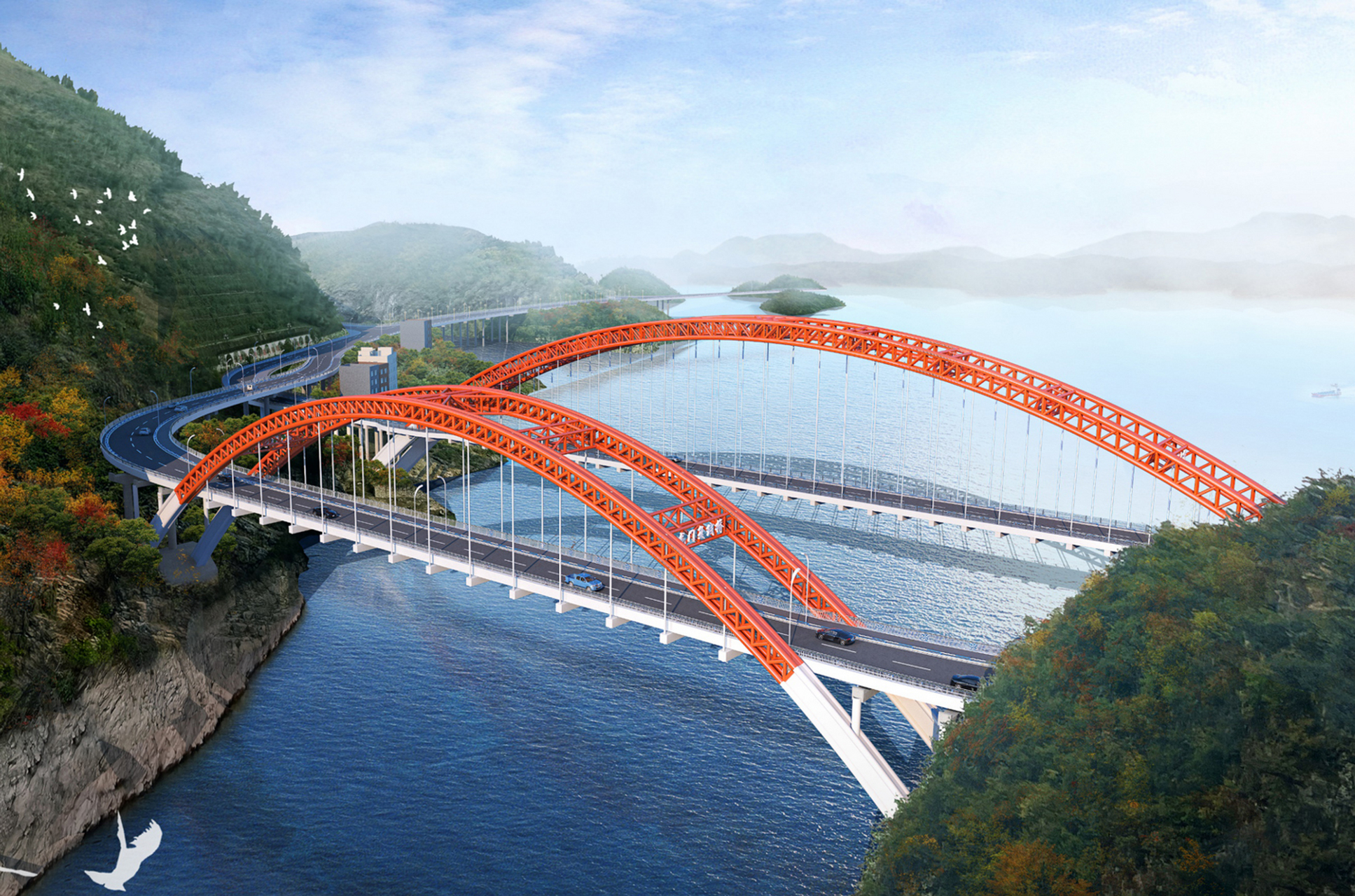 重庆巫山县龙门复线桥工程全长1091千米,总投资4250554万元