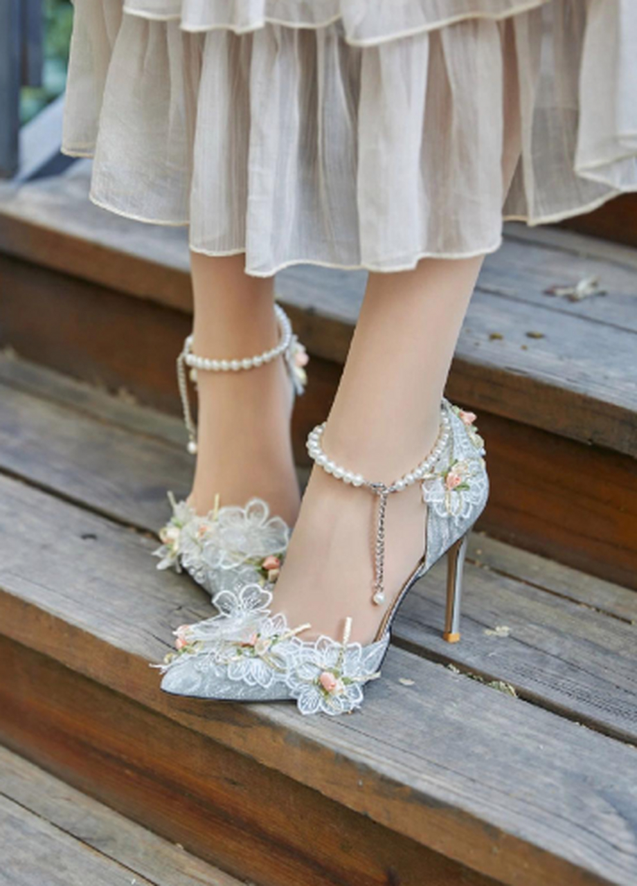 最近很喜欢的一双高跟鞋 花嫁高跟鞋