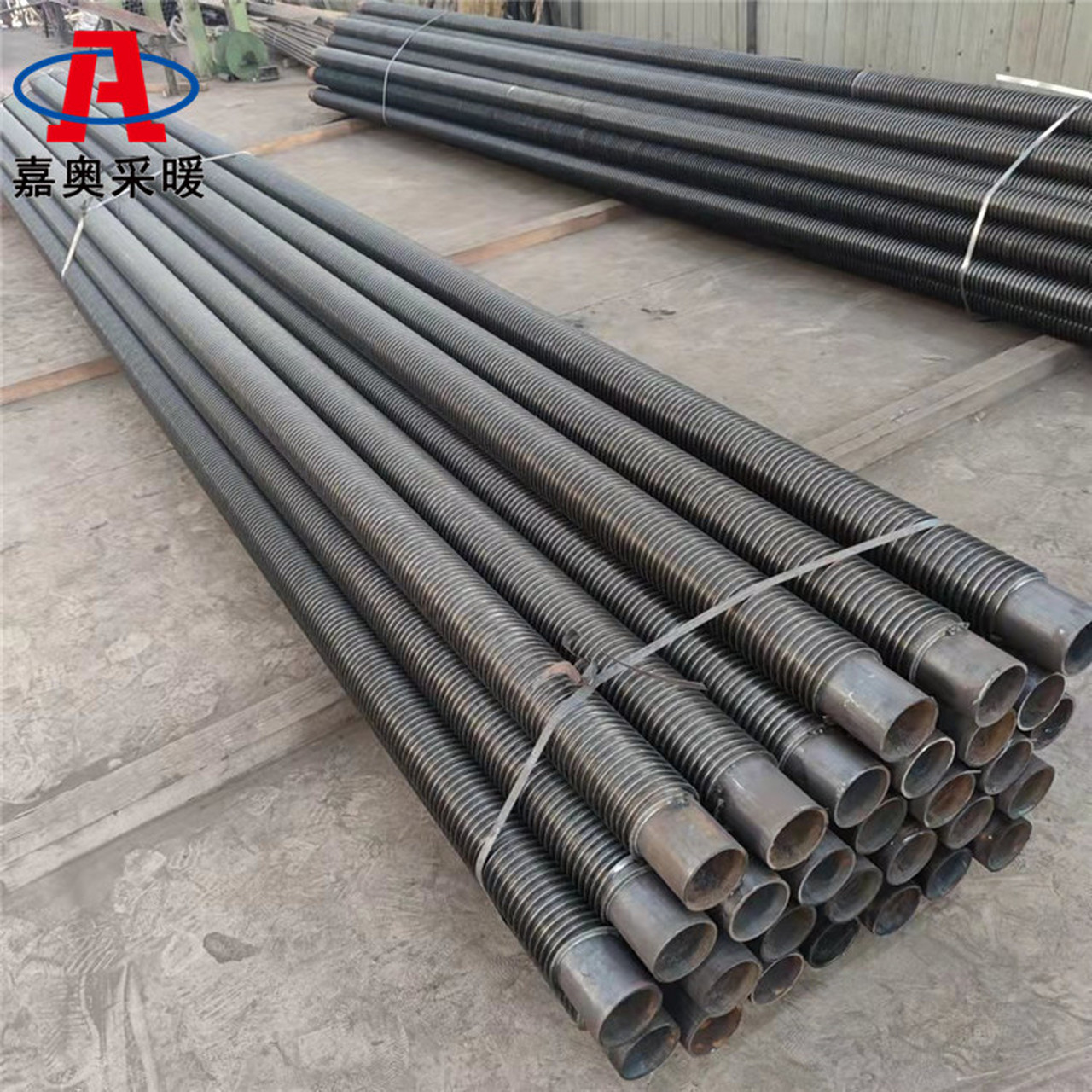 螺旋焊翅片热管 翅片式散热器型号规格,高频绕翅管,钢管铝翅片散热器