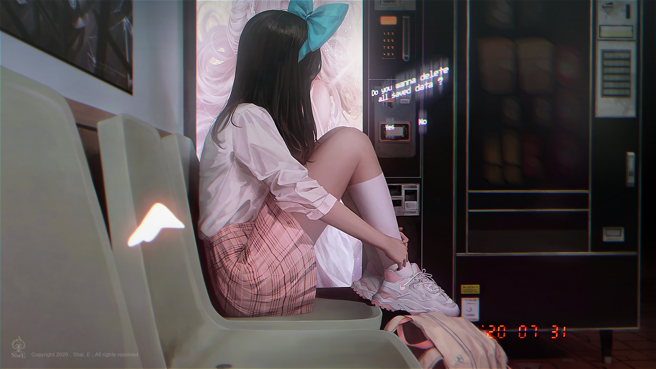 画师:shal.e #jk美少女# #壁纸