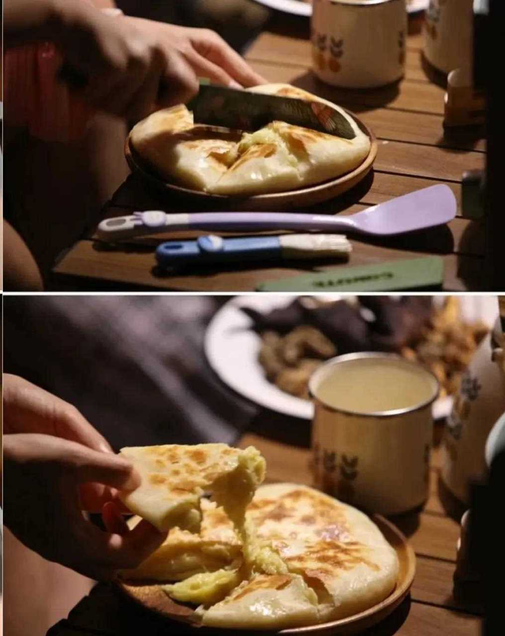 会做爆浆芝士榴莲饼的神仙伙伴《平底锅芝士榴莲饼教程》材料准备