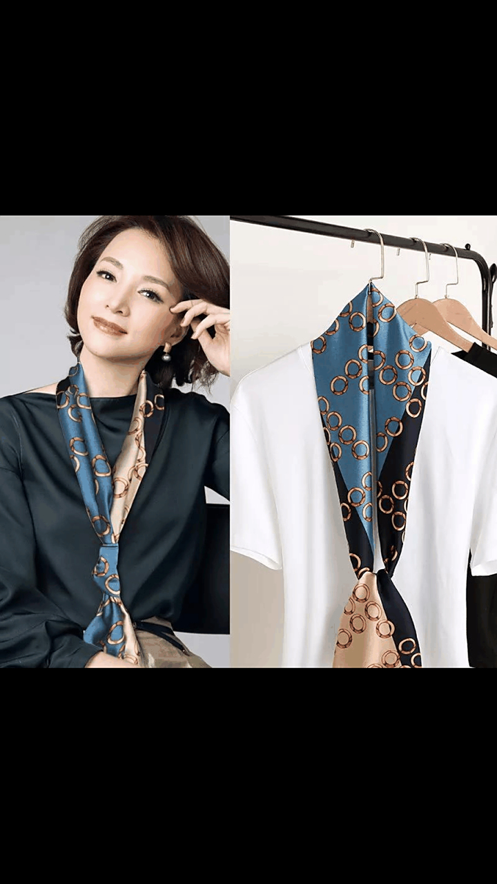 gif创作人# 搭配巧妙的丝巾为董卿增添了无限的魅力 [赞]