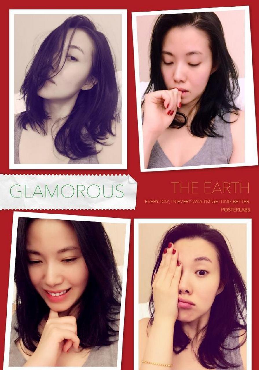 上海时尚女主播郑琳午后慵懒晒搞怪四连拍