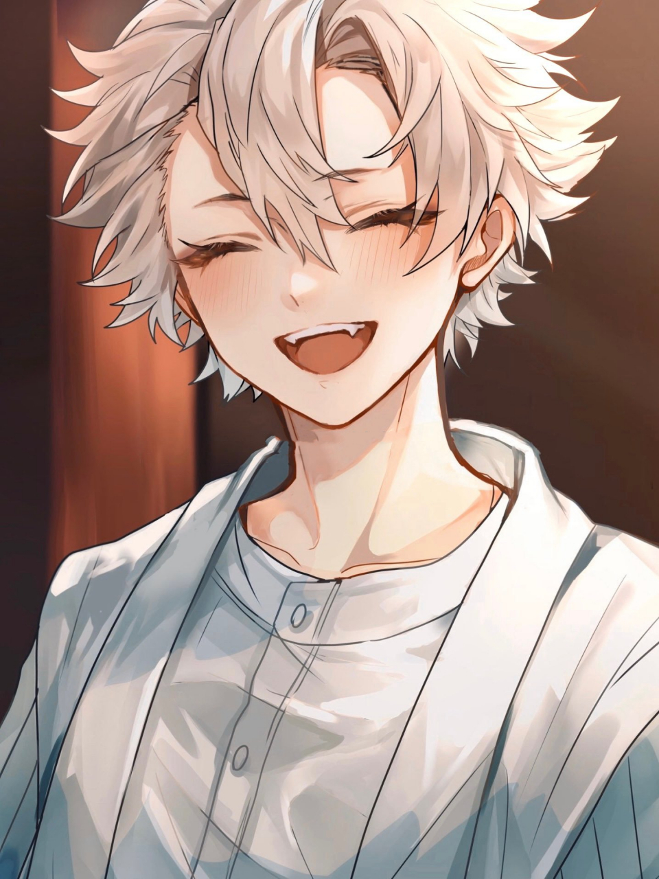 鬼灭之刃# 小实弥的笑容真的太治愈了[鲜花]