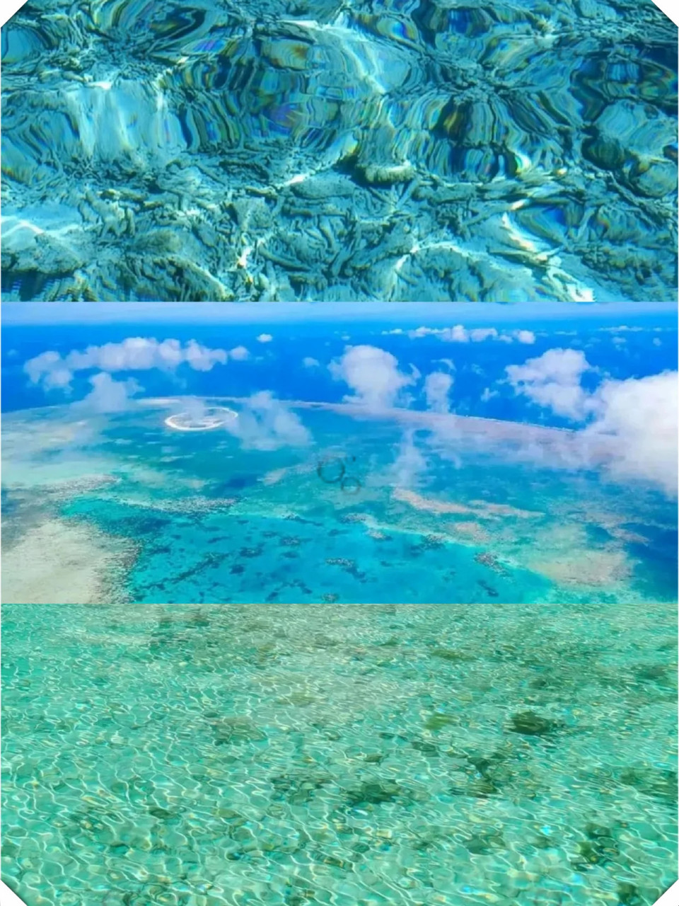 西沙群岛玻璃海图片
