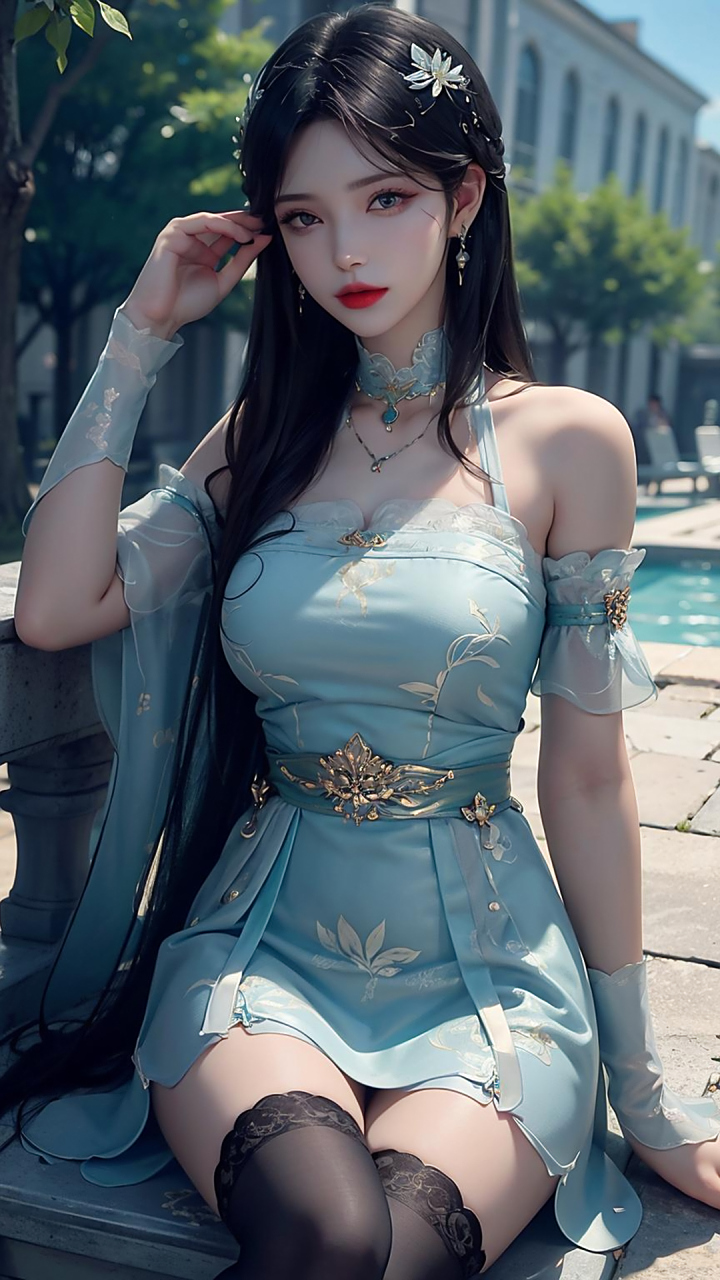 国漫女神|《斗破苍穹》萧薰儿高清ai手机壁纸:薰儿,在古族等着我,下次