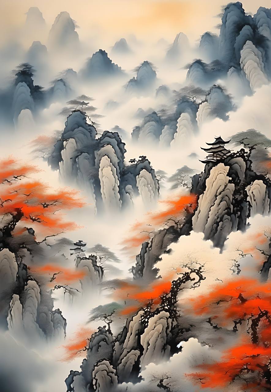 水墨画##水墨风##古风##中国画##图片##当代水墨画##中国山水画