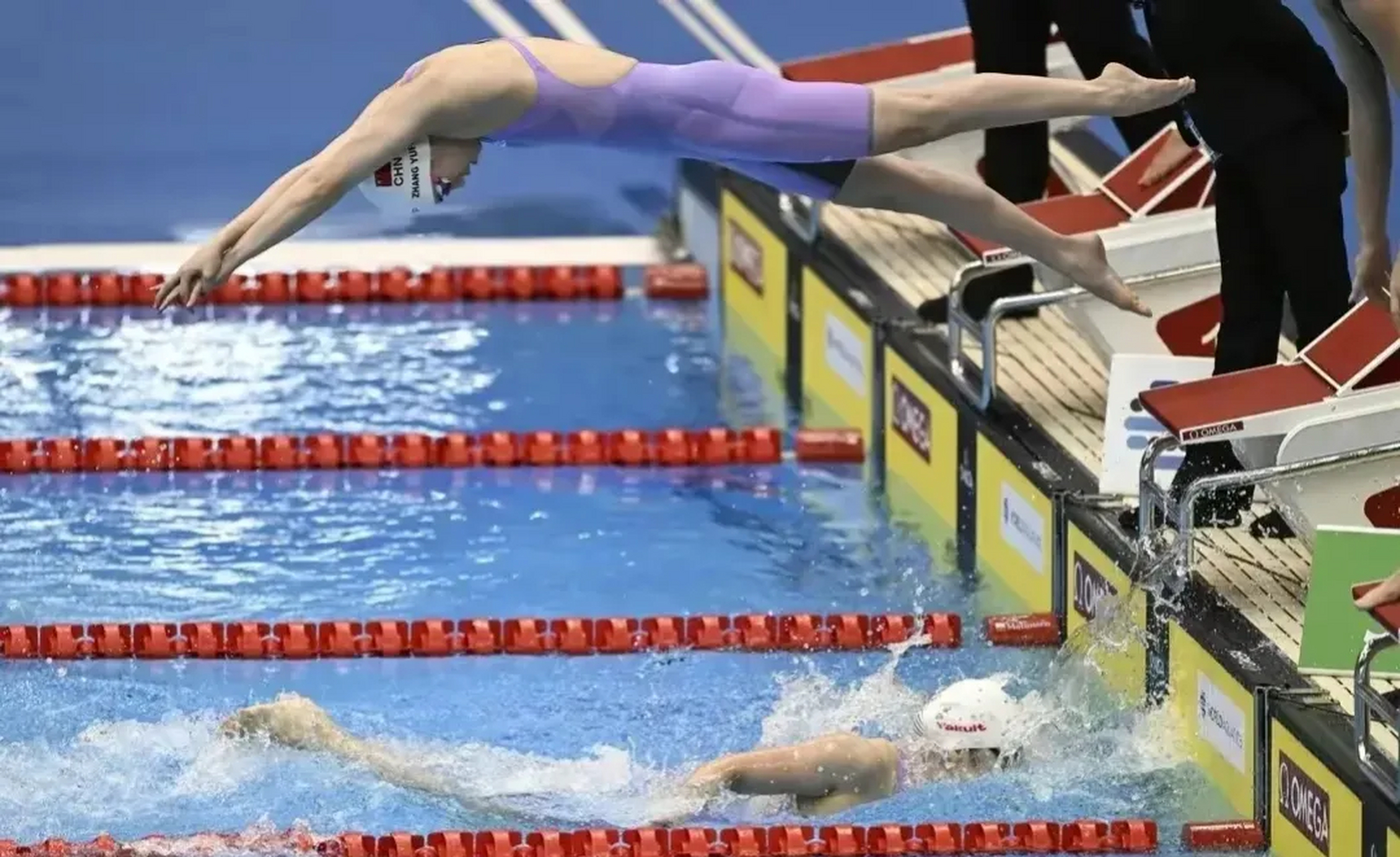 这次的游泳世锦赛,不但跳水队延续一贯的夺金势头,中国游泳队也是