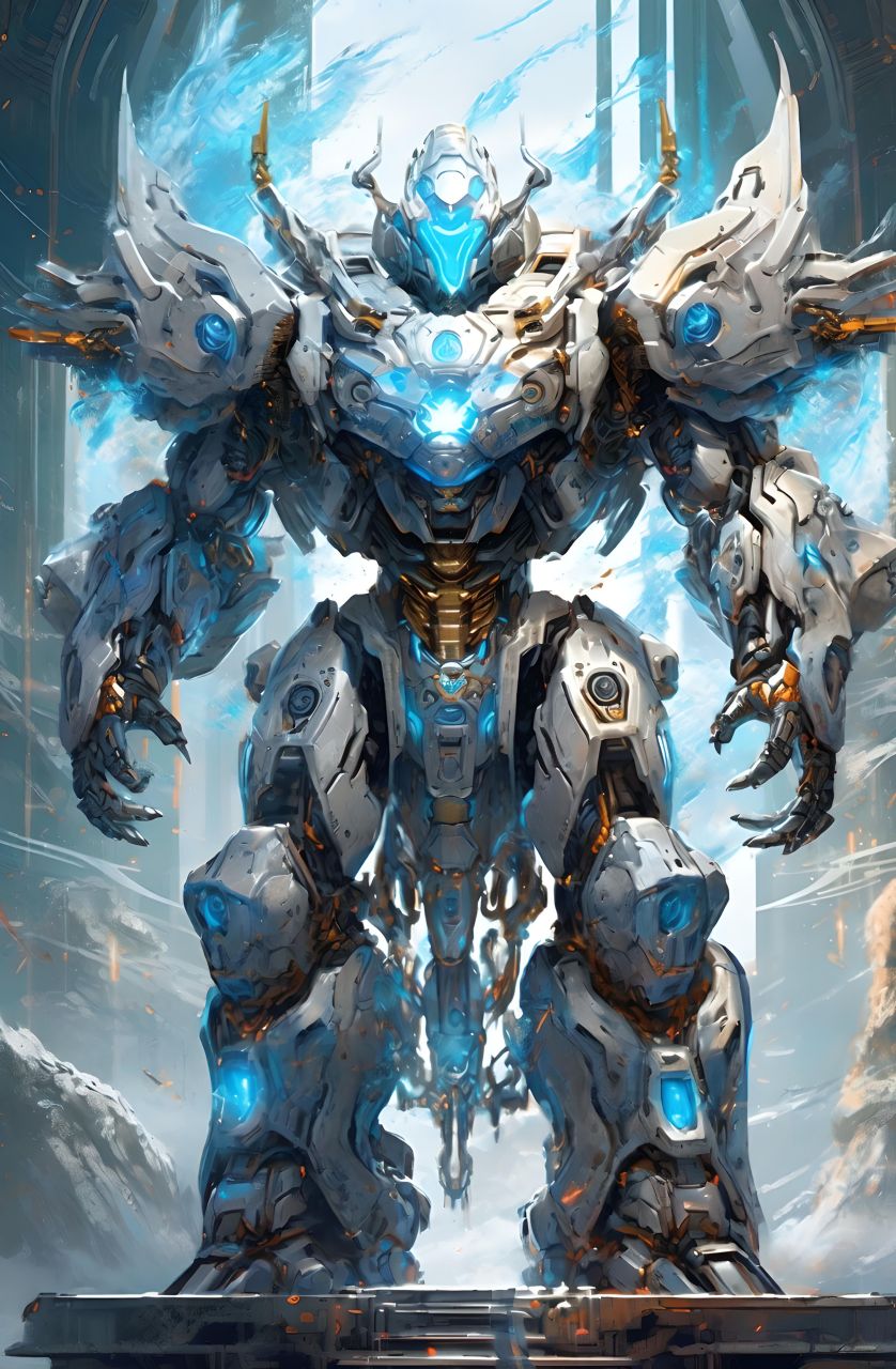 机甲与龙#热血机甲动漫#铠甲##二次元##动漫##卡通图片##分享图片