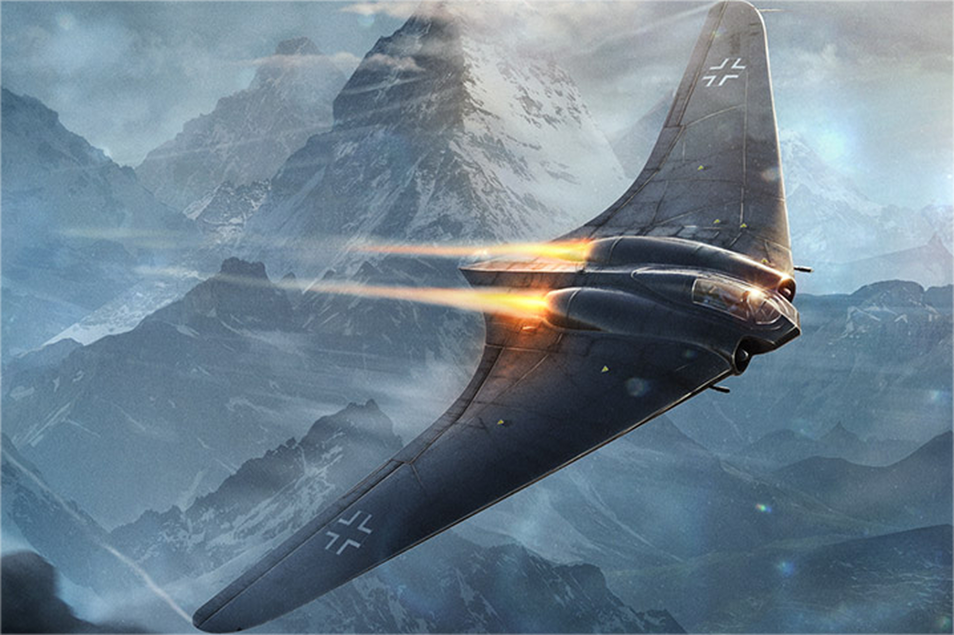 二战时,德国于1944年试飞成功的霍尔滕2-29轰炸机(ho-229)可以说是