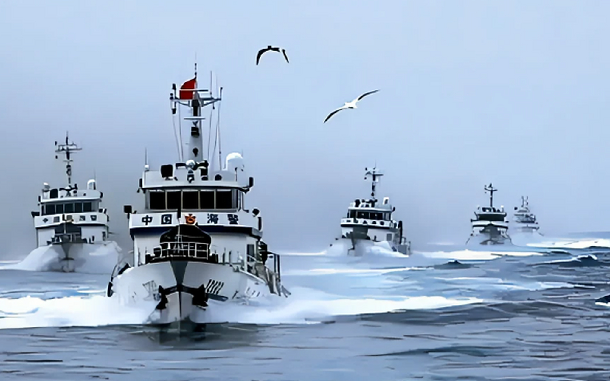 前几日,中国海警5901号舰在南海保持着静默状态,直到抵达万安滩附近