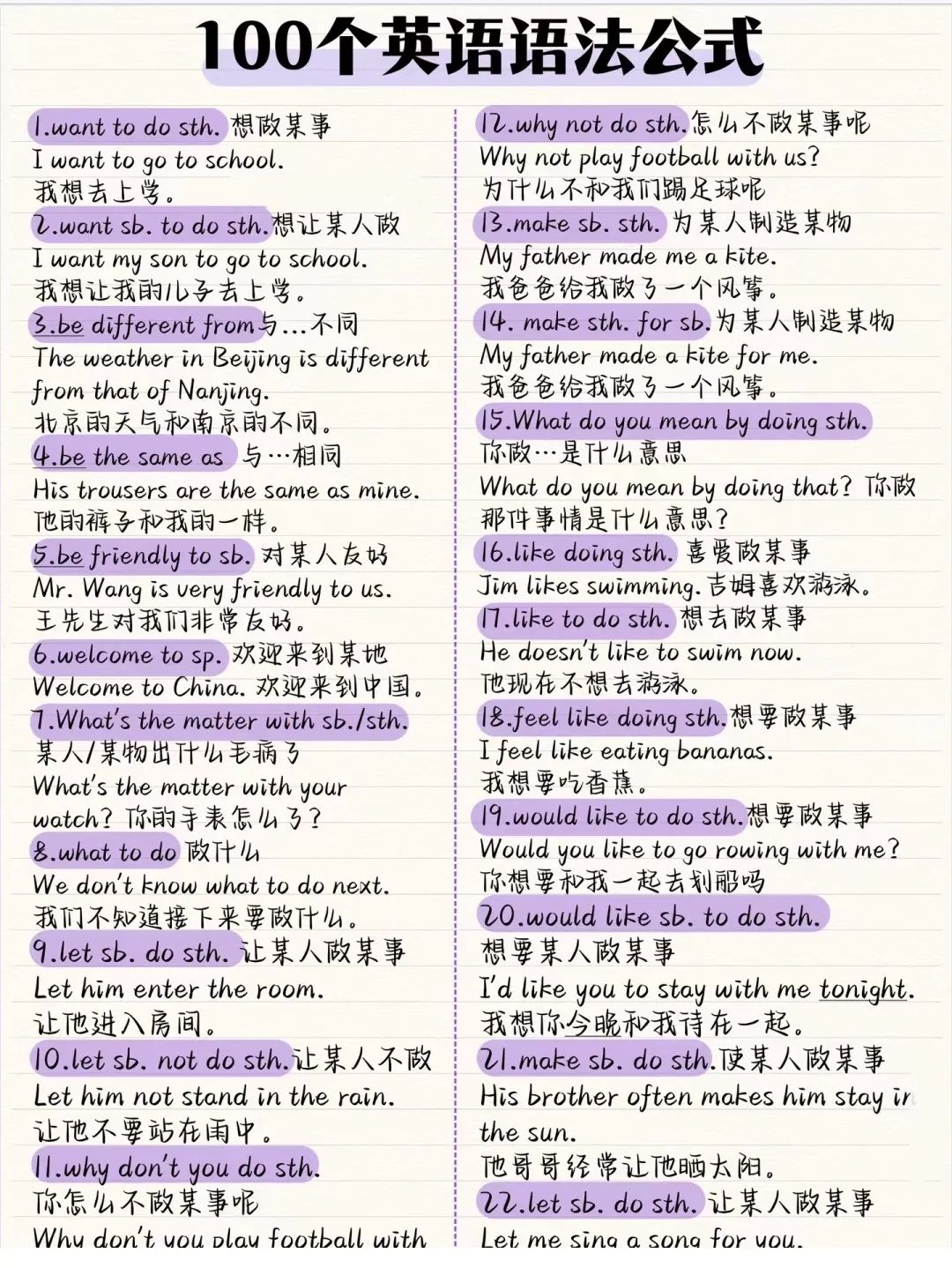名词 公式1 可数名词变复数