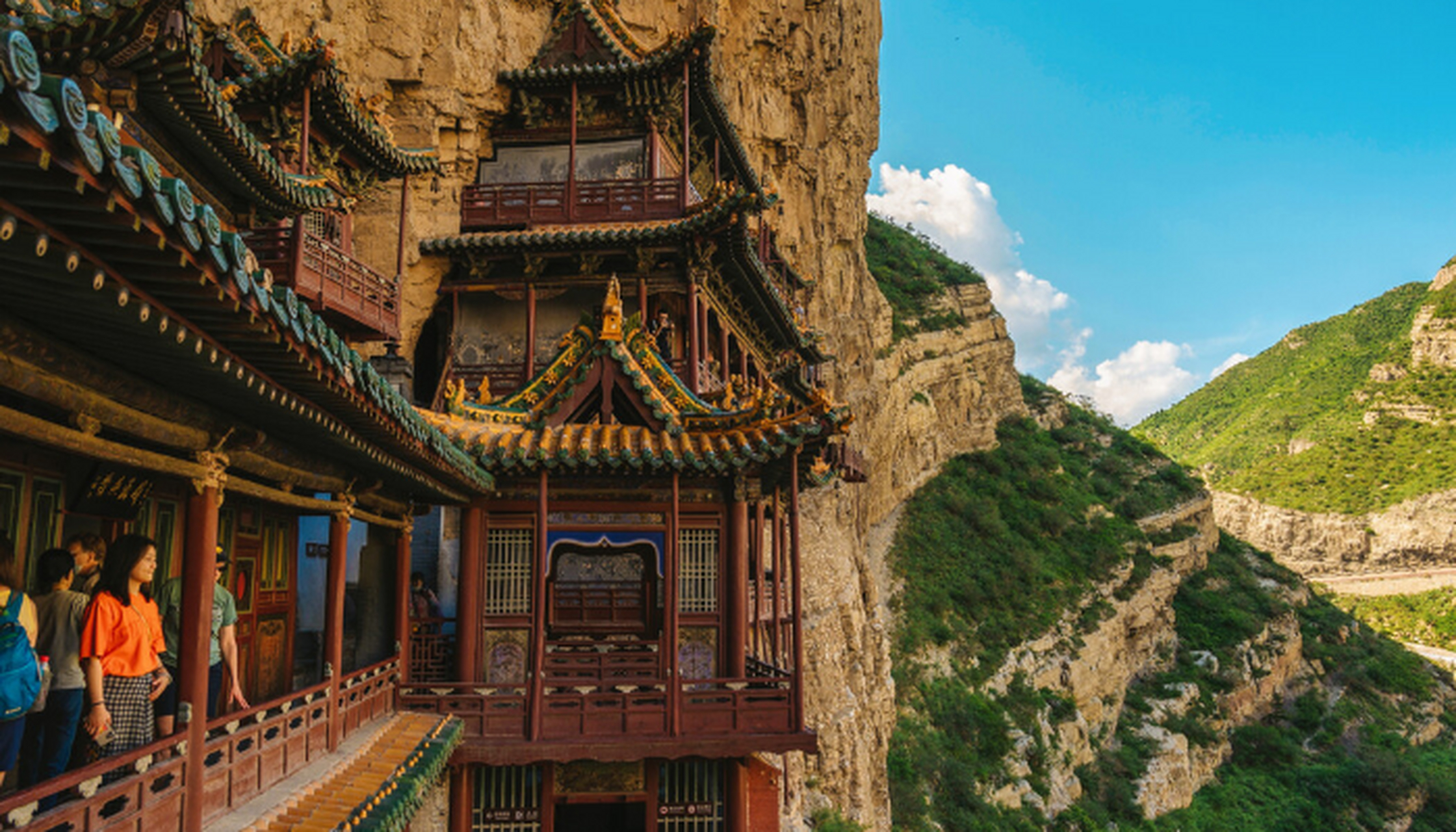 恒山悬空寺,恒山悬空寺位于山西省浑源县.