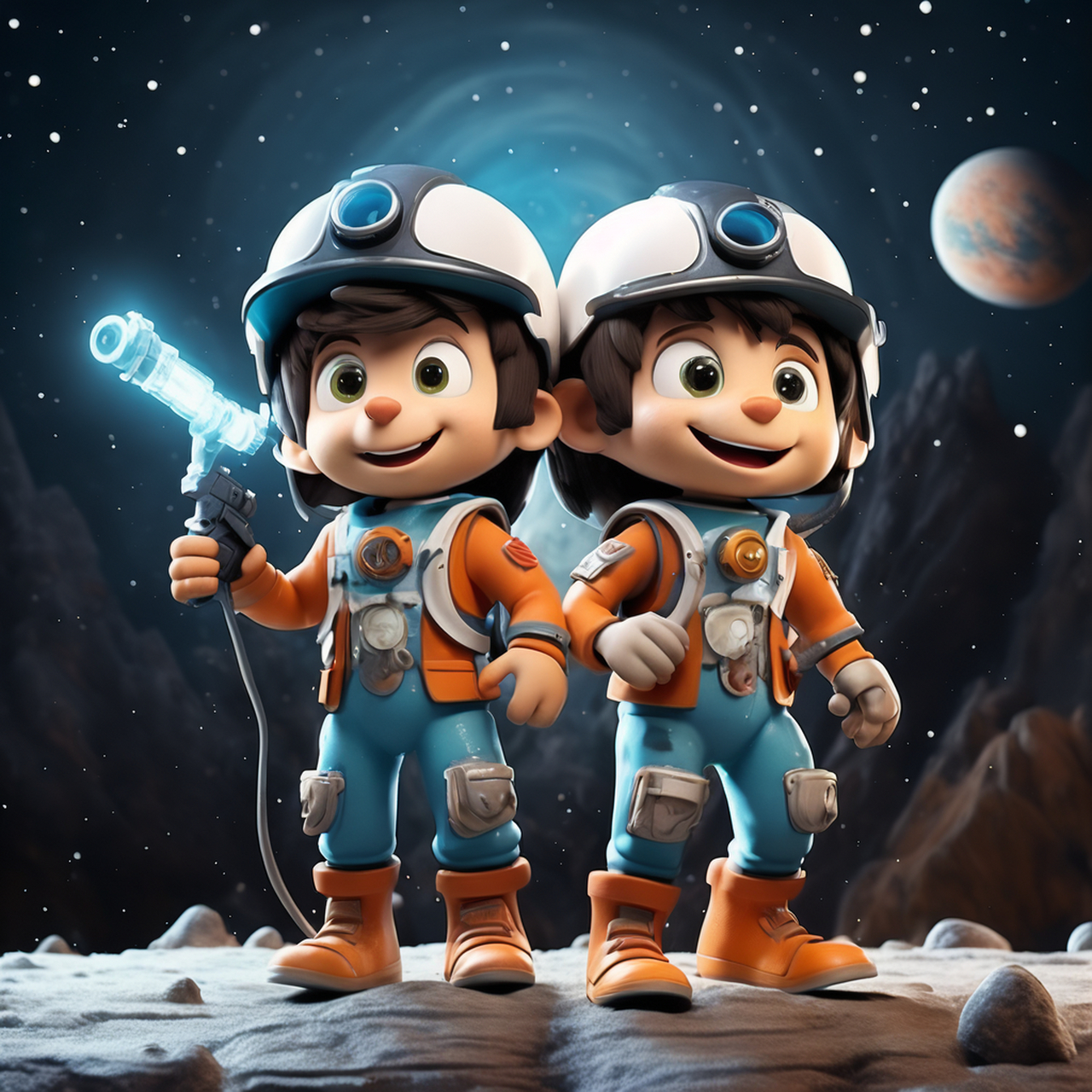 他们穿越宇宙,探索未知的星球,带领观众一起领略浩渺的星空魅力.