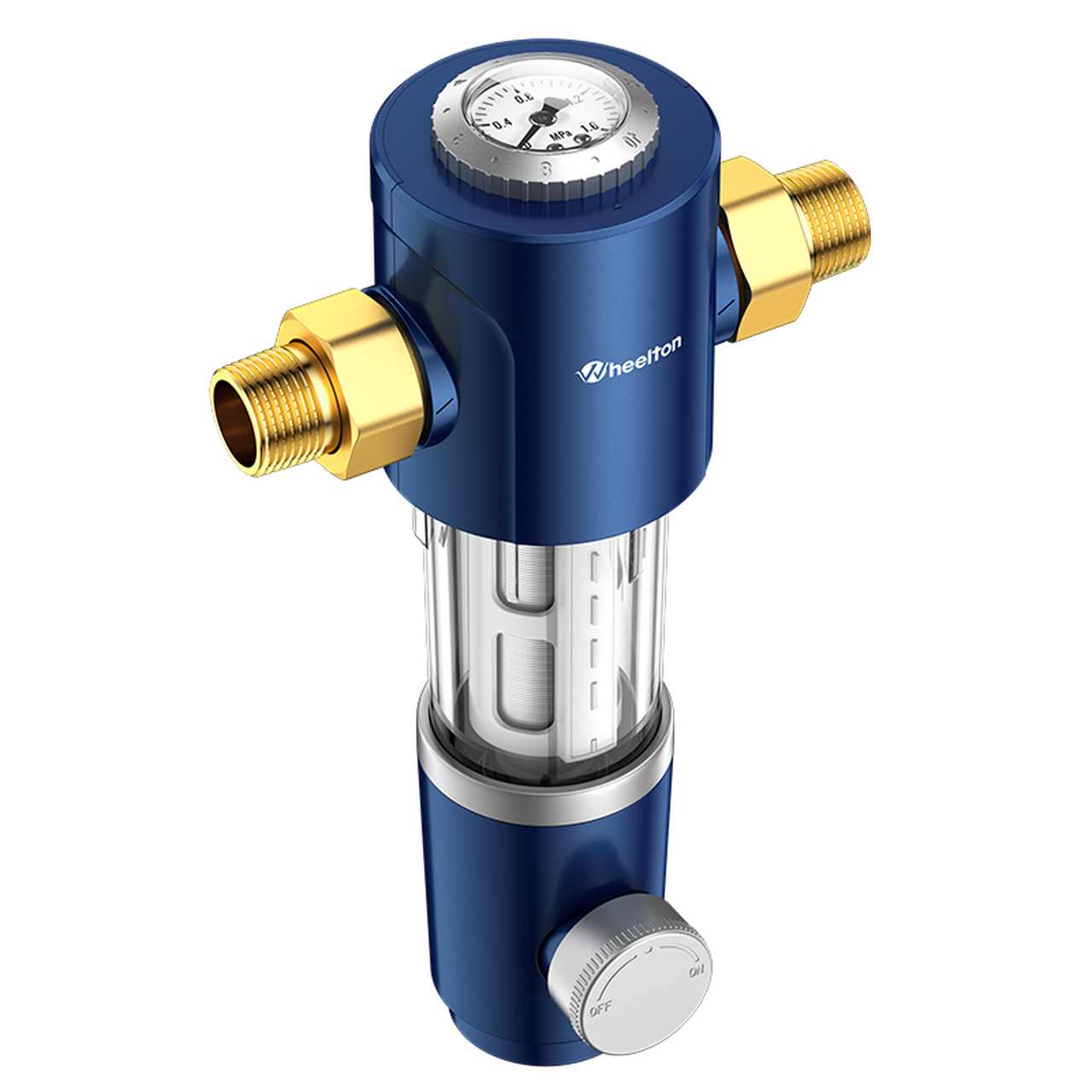 惠尔顿(wheelton) 前置过滤器6t反冲洗 家用大流量全屋净水器中央