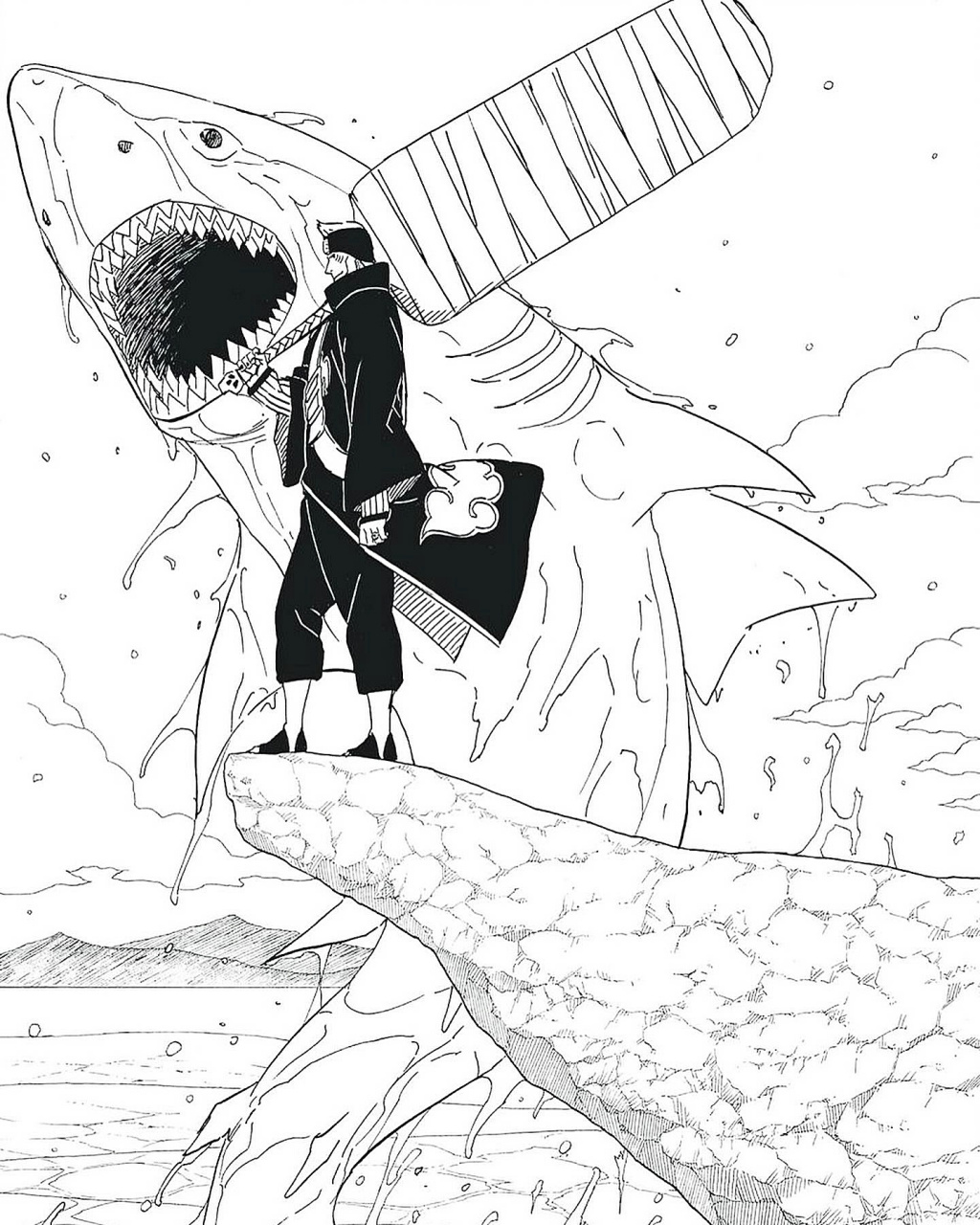 鬼鲛 #火影忍者