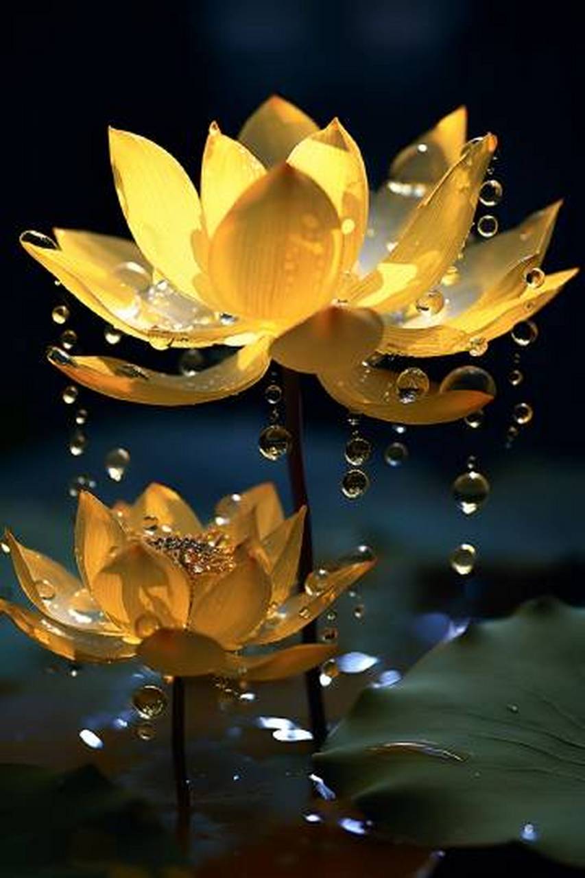 "金色莲,好运莲"心如莲花,人生才会一路芬芳 676767