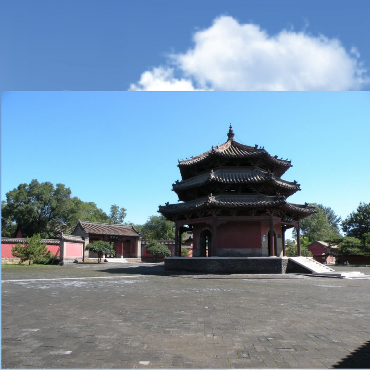 漫步在历史中 探访保定北岳庙2  北岳庙是历代封建帝王祭祀北岳恒山之