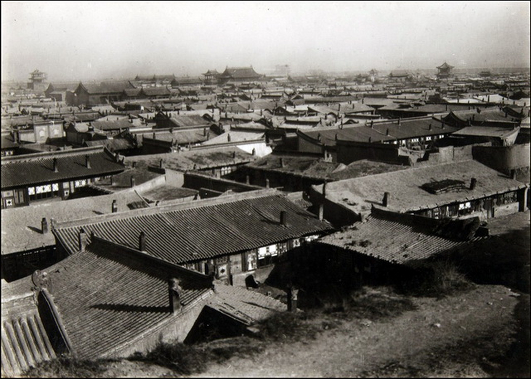1937年山西大同老照片,大同位于山西省北部大同盆地的中心,晋冀蒙三省