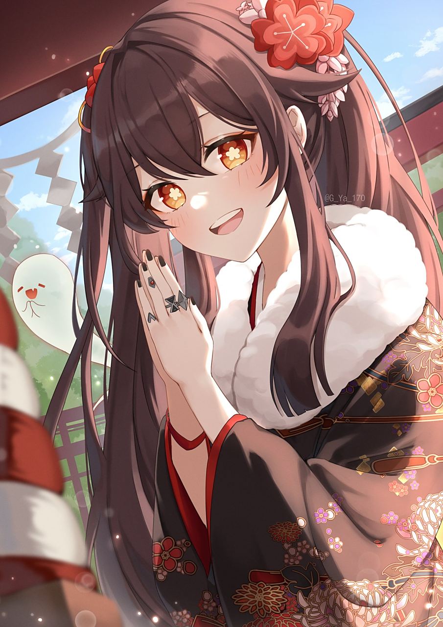 原神# #原神美图# 原神胡桃美图分享