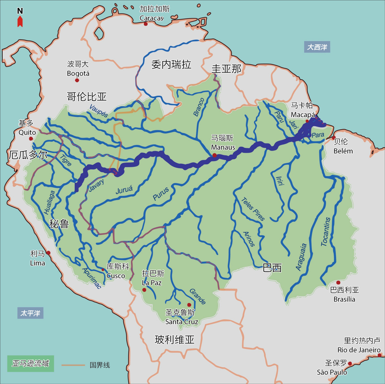 玛瑙斯地图图片